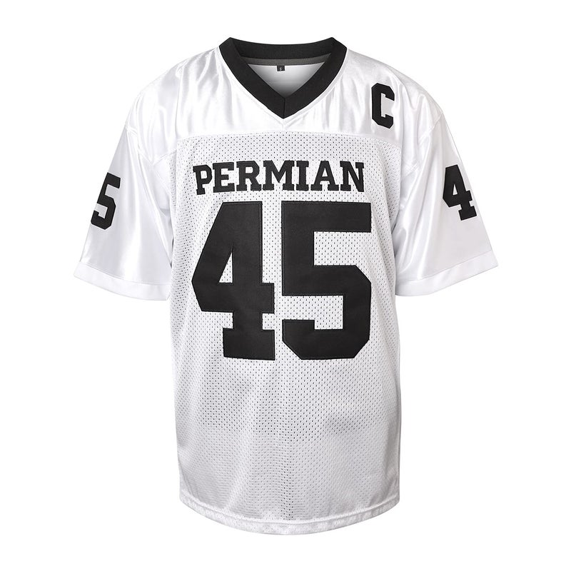 MESOSPERO Boobie Miles Permian High School Football Jersey - Friday Night Lights Movie Jersey - White, XX-Large - Image 2